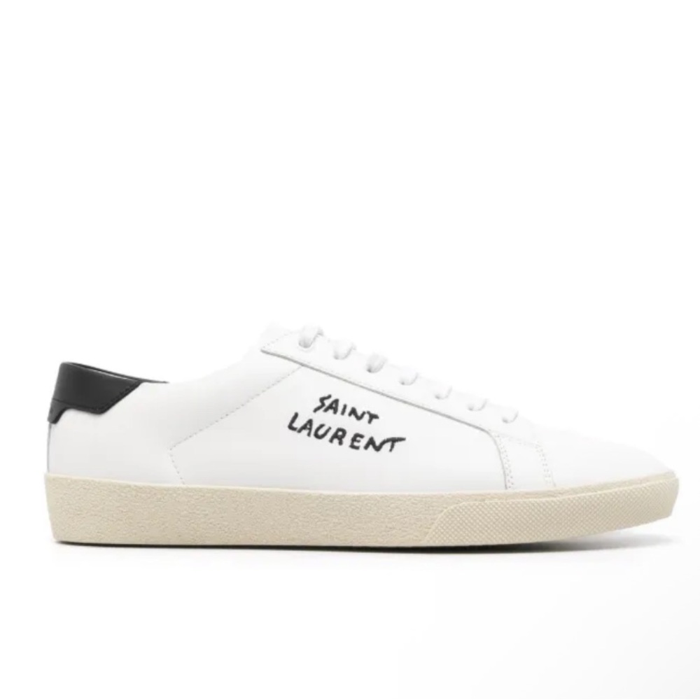 Saint Laurent leather sneakers